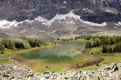 46 Hungabee Lake From Near End Of Yukness Ledges Trail Near Lake O-Hara.jpg